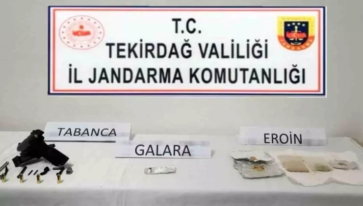 Çorlu’da Uyuşturucu ve Silah Ele Geçirildi