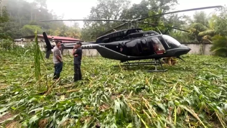 Honduras Devlet Başkanı’nın Helikopteri Acil İniş Yaptı
