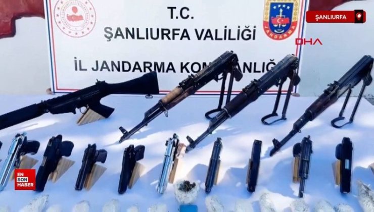 Şanlıurfa’da silah kaçakçılarına yönelik düzenlenen operasyon