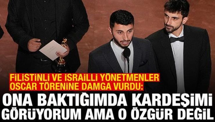 97’nci Oscar ödülleri dağıtıldı! Geceye Filistinli ve İsrailli yönetmenler damga vurdu