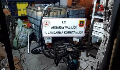 Aksaray’da Kaçak Yağ Operasyonu
