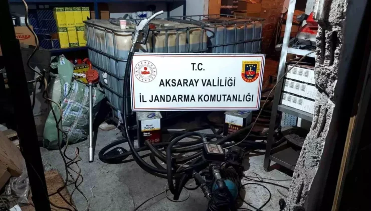 Aksaray’da Kaçak Yağ Operasyonu