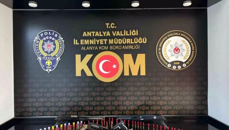 Alanya’da Suç Örgütü Operasyonu: 8 Tutuklama