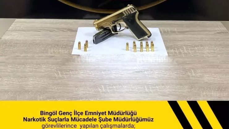 Bingöl’de Polis Tabanca Ele Geçirdi