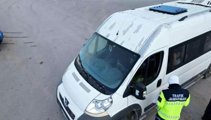 Bolvadin’de Jandarma Dron ile Denetim Yaptı