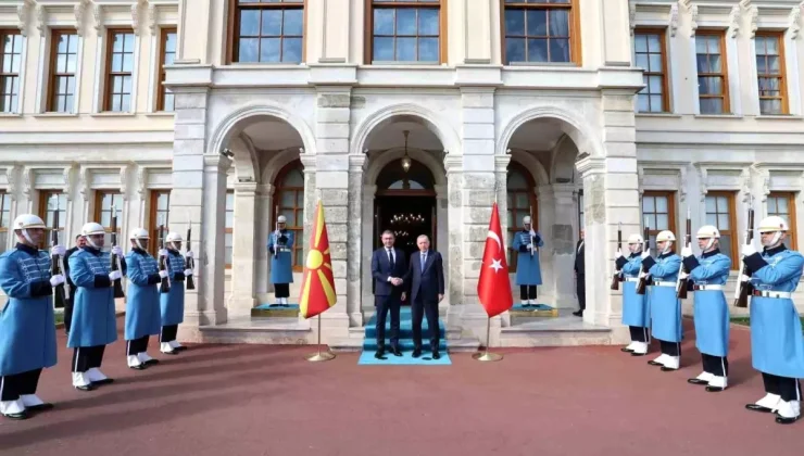 Cumhurbaşkanı Erdoğan, Kuzey Makedonya Başbakanı Mickoski’yi kabul etti