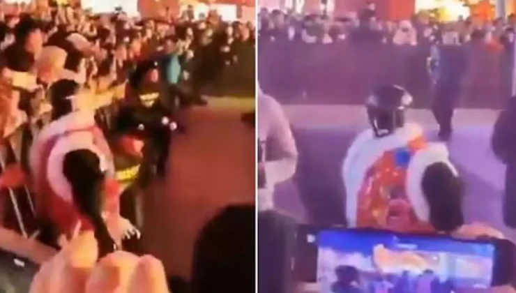 Festivalde arızalanan robot kalabalığa saldırdı