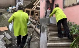 Göstere göstere yardım kolisi dağıtan ünlü isme reaksiyon yağıyor