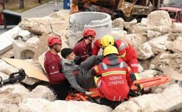 Konya İtfaiyesi’nden Kuzey Kıbrıslı itfaiyecilere eğitim ve tatbikat