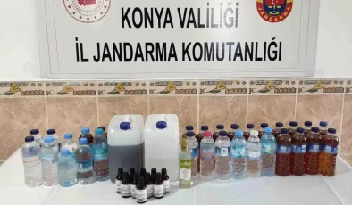 Konya’da Kaçak Alkol ve Makaron Operasyonu