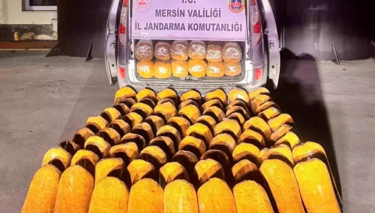 Mersin’de 580 kg Kaçak Tütün Ele Geçirildi