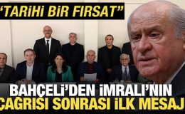 MHP Lideri Bahçeli’den ‘terörsüz Türkiye’ mesajı: Tarihi bir fırsat