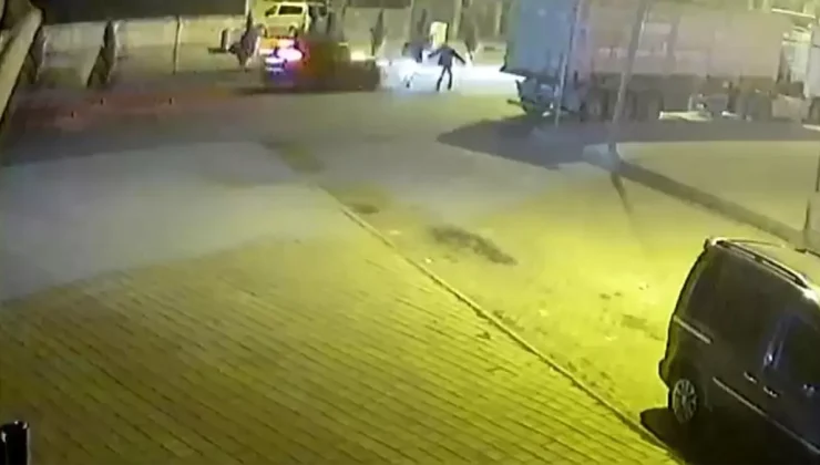 Midyat’ta Yaya Kazası Güvenlik Kamerasında
