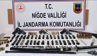 Niğde’de Ruhsatsız Silah Operasyonu