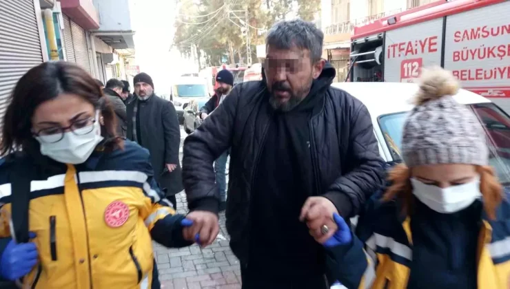 Samsun’da İntihar İddiası ve Ev Yangını