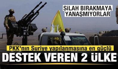 Silah bırakmaya yanaşmayan PKK’nın Suriye yapılanmasına en güçlü destek veren 2 ülke