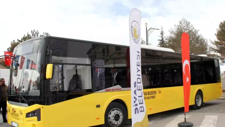 Sivas Belediyesi Yeni Halk Otobüslerini Hizmete Sundı