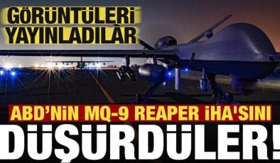 Son dakika: ABD’nin MQ-9 reaper İHA’sını düşürdüler!