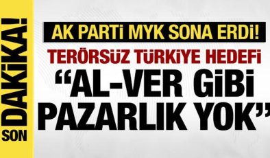 Son dakika: AK Parti MYK toplantısı sona erdi! Ömer Çelik açıklama yapıyor