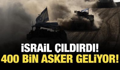 Tel Aviv’den katliam hamlesi… 400 bin askeri orduya çağırdı!