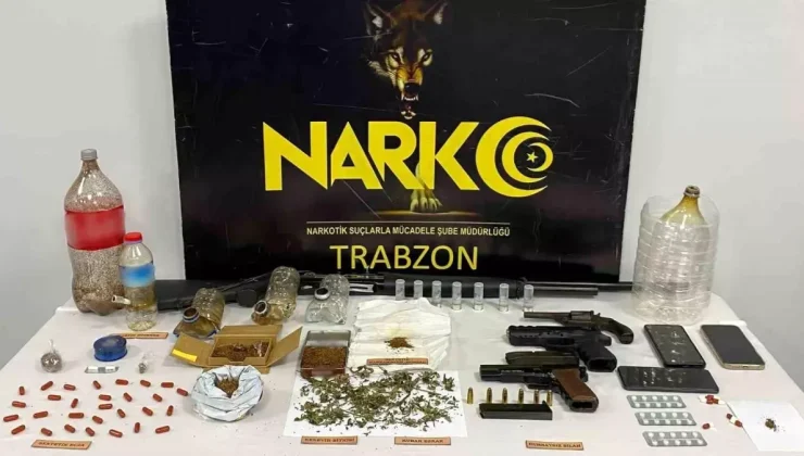Trabzon’da Narkotik Operasyonu: 11 Gözaltı