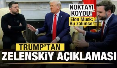 Trump ve elon Musk’tan son dakika Zelenskiy açıklaması! Noktayı koydu