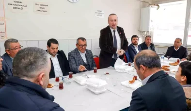 Uşak Belediye Başkanı Yalım, Kahveciler Esnafı ile Bir Araya Geldi
