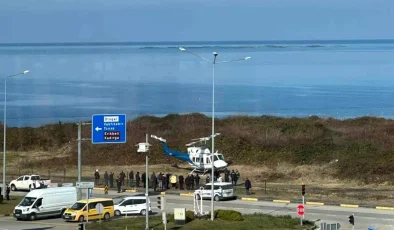 Vakfıkebir’de Helikopter Korkuttu