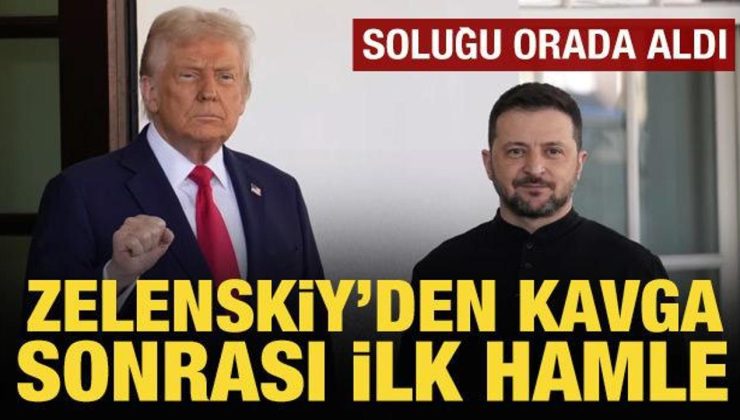 Zelenskiy’den kavga sonrası ilk hamle: Londra’ya gitti